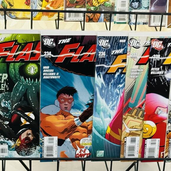 The Flash 218-228 231-232 236-240 lot (Volume 2 DC) Wally West Rogue War - Picture 6 of 7